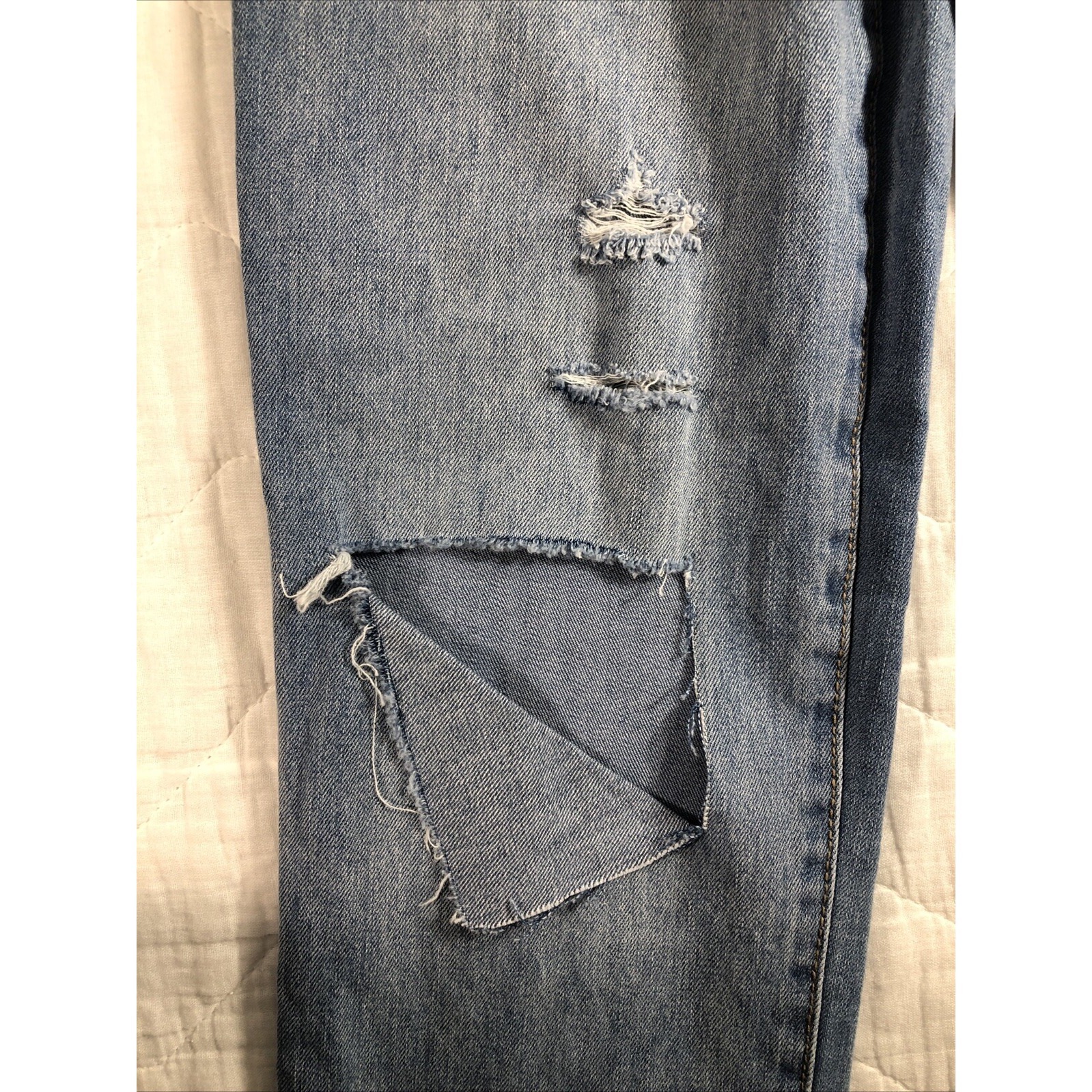 Sincerely Jules Jeans Women's 0/24 Denim Blue High Rise Straight Stretch Nwt — image 5 of 8